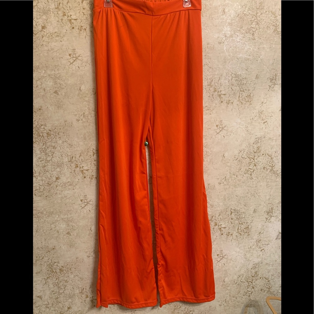 Flared Leg Stretch Pants